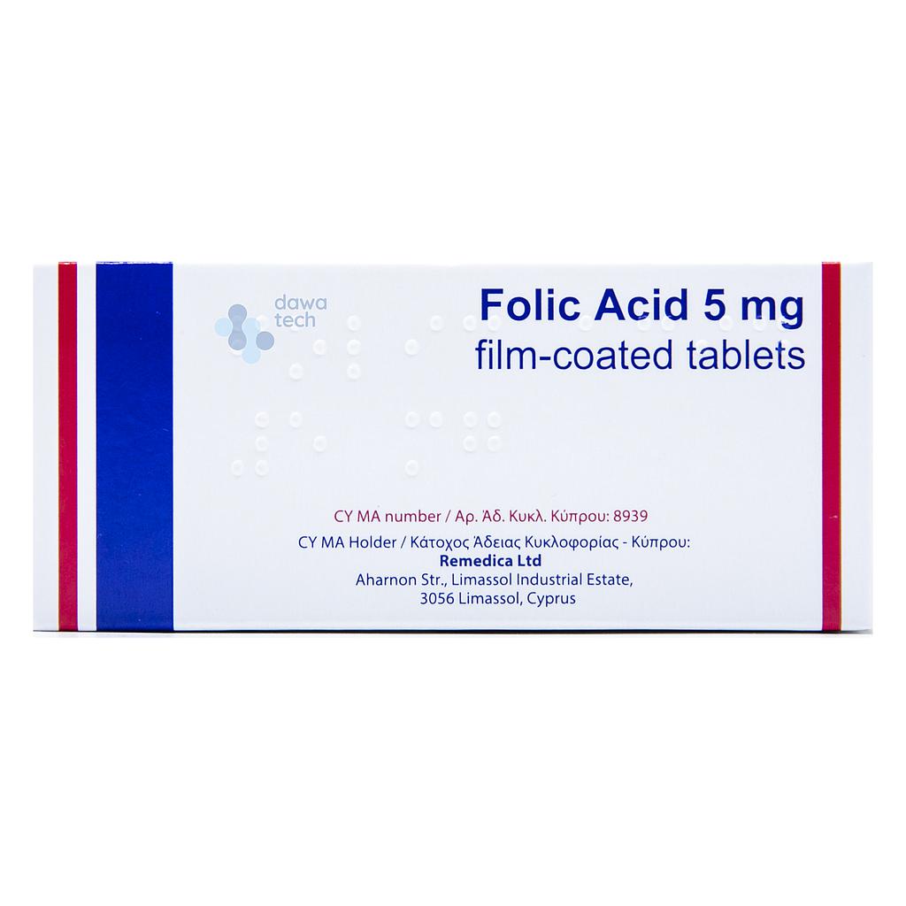 FOLIC ACID (Joriver) (5MG) 100TAB