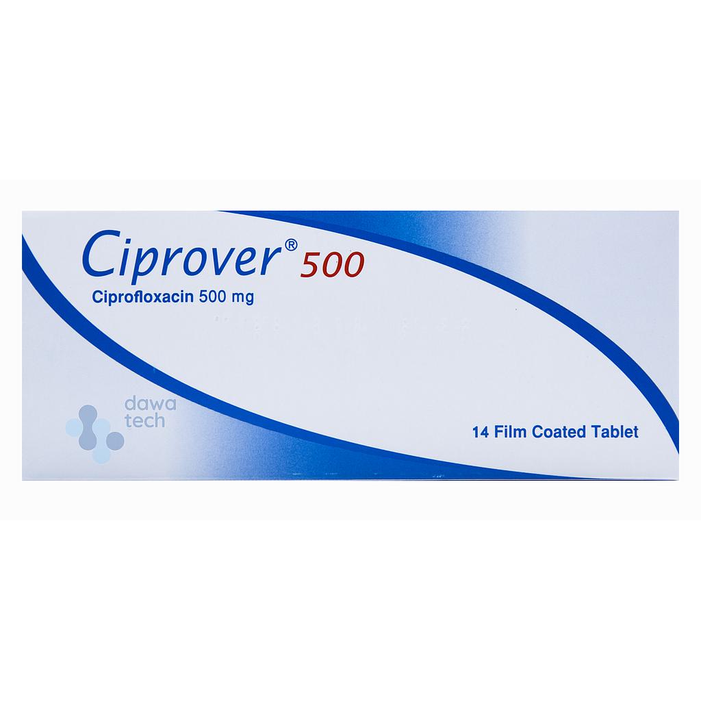 CIPROVER 500MG 14TAB