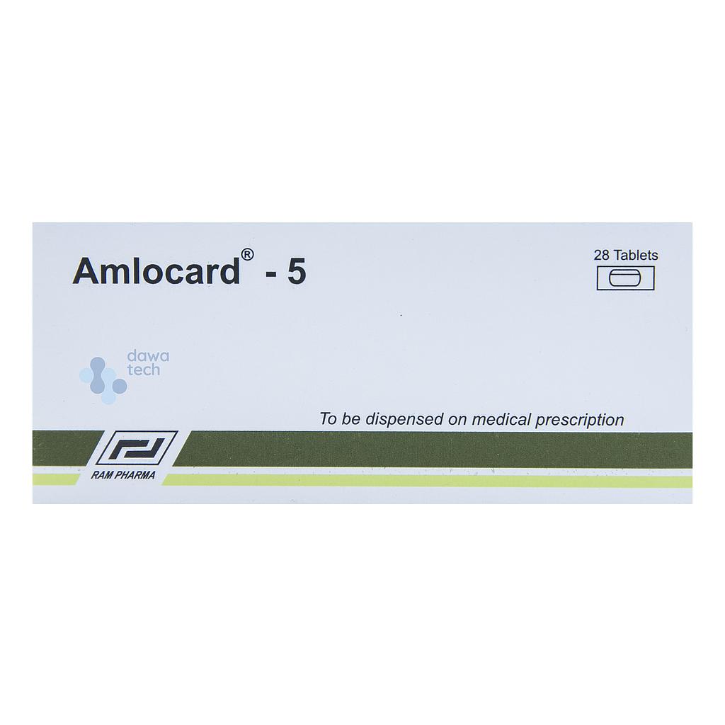 AMLOCARD 5MG 28TAB