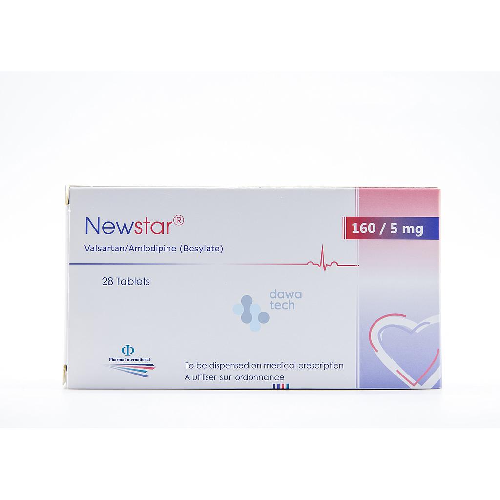 NEWSTAR 160/5MG 28TAB