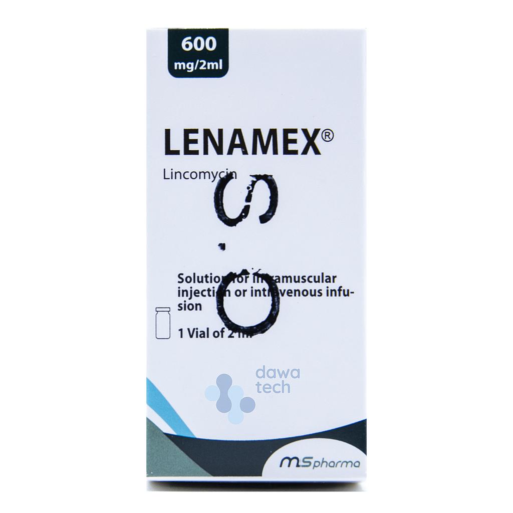 LENAMEX VIAL 600MH/2ML