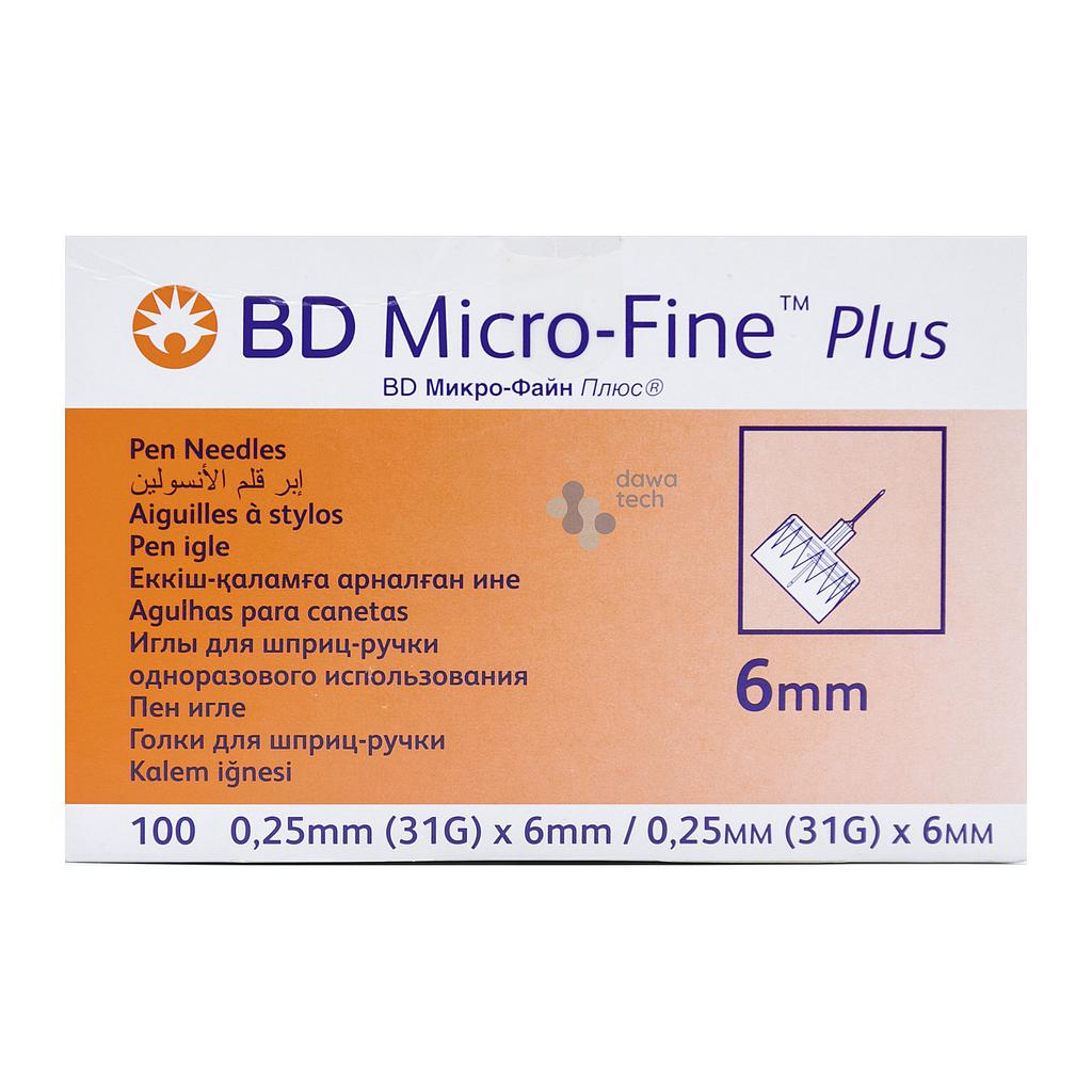 BD Micro-Fine insulin 1ml 31G 6mm