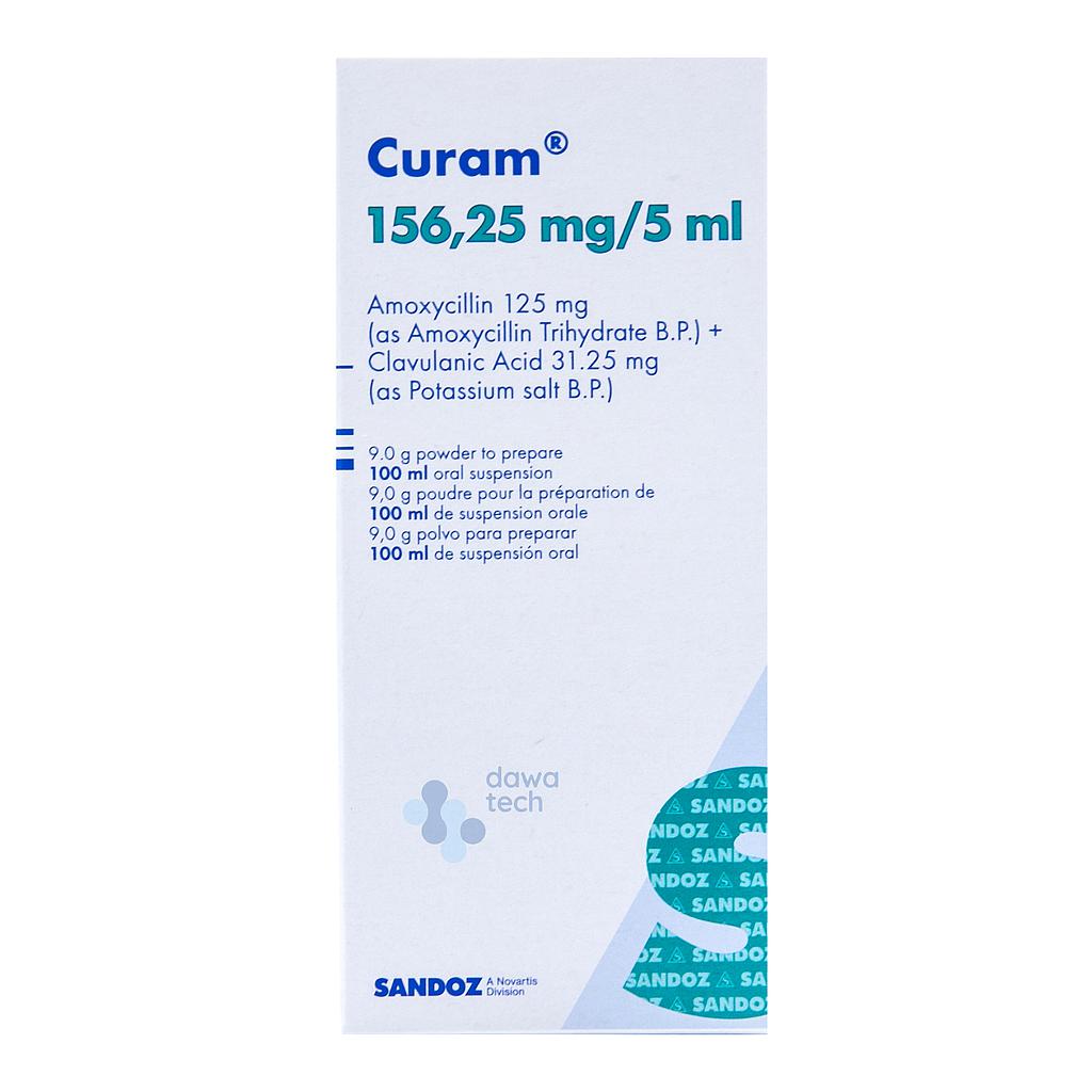CURAM 156.25 MG 100 ML SUSP