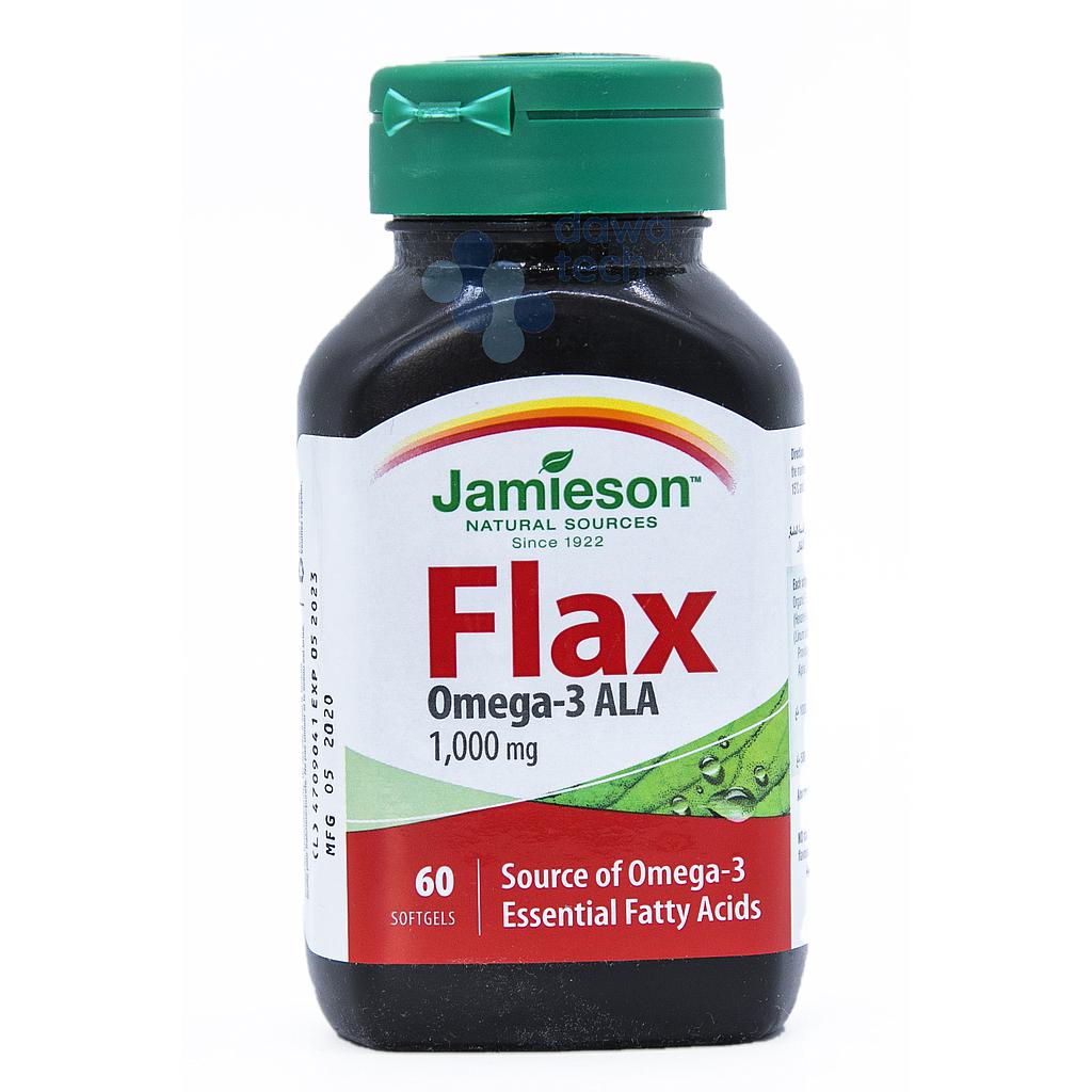 J/FLAXSEED OIL1000MG 60CAP