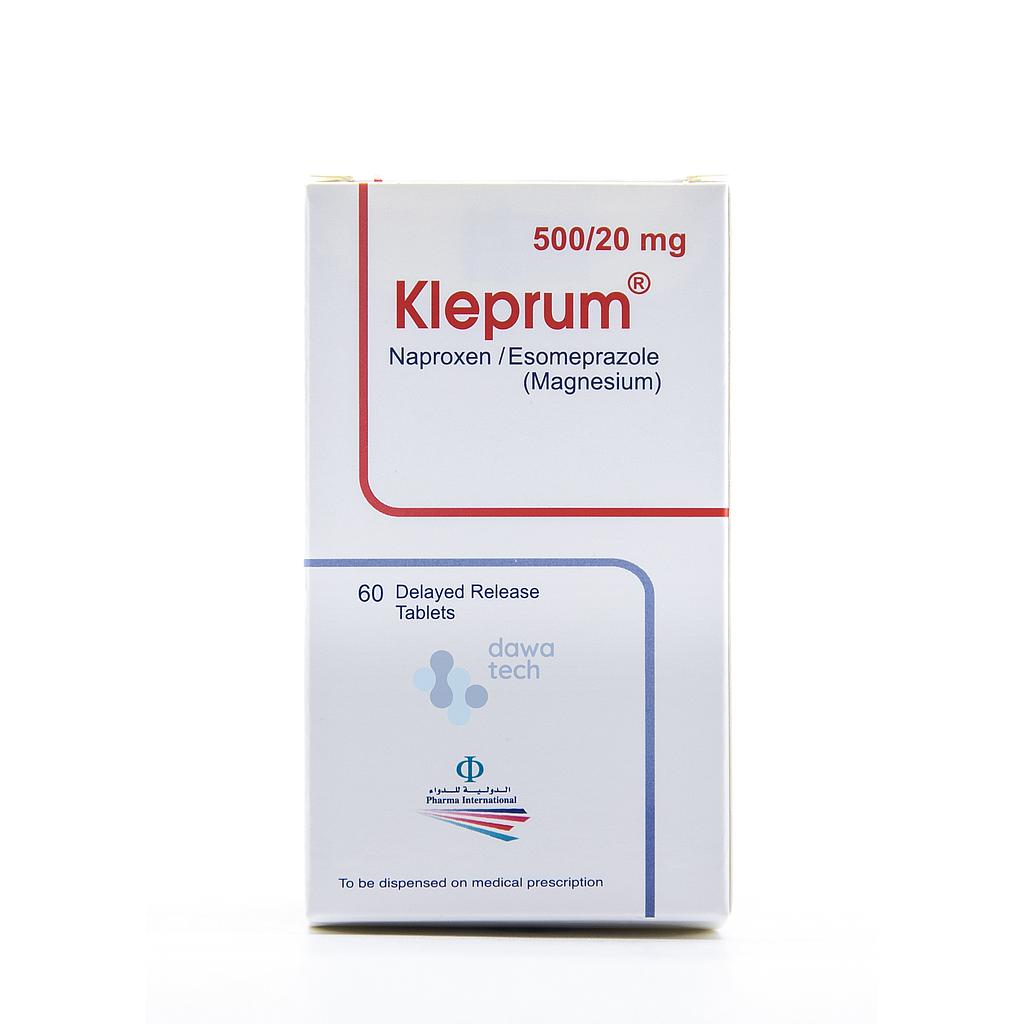 KLEPRUM 500/20MG 60TAB