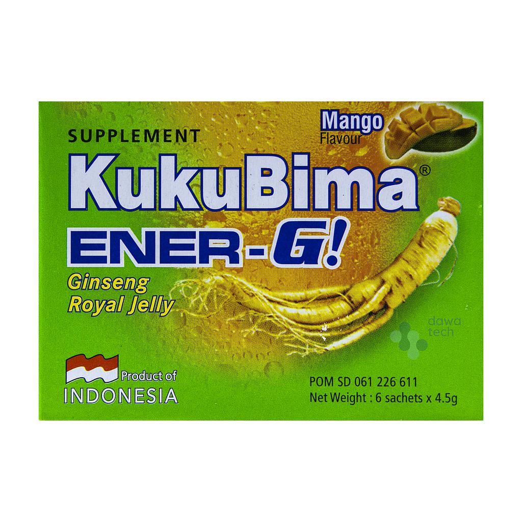 KUKUBIMA Energy MANGO 6 SACH x4.5G