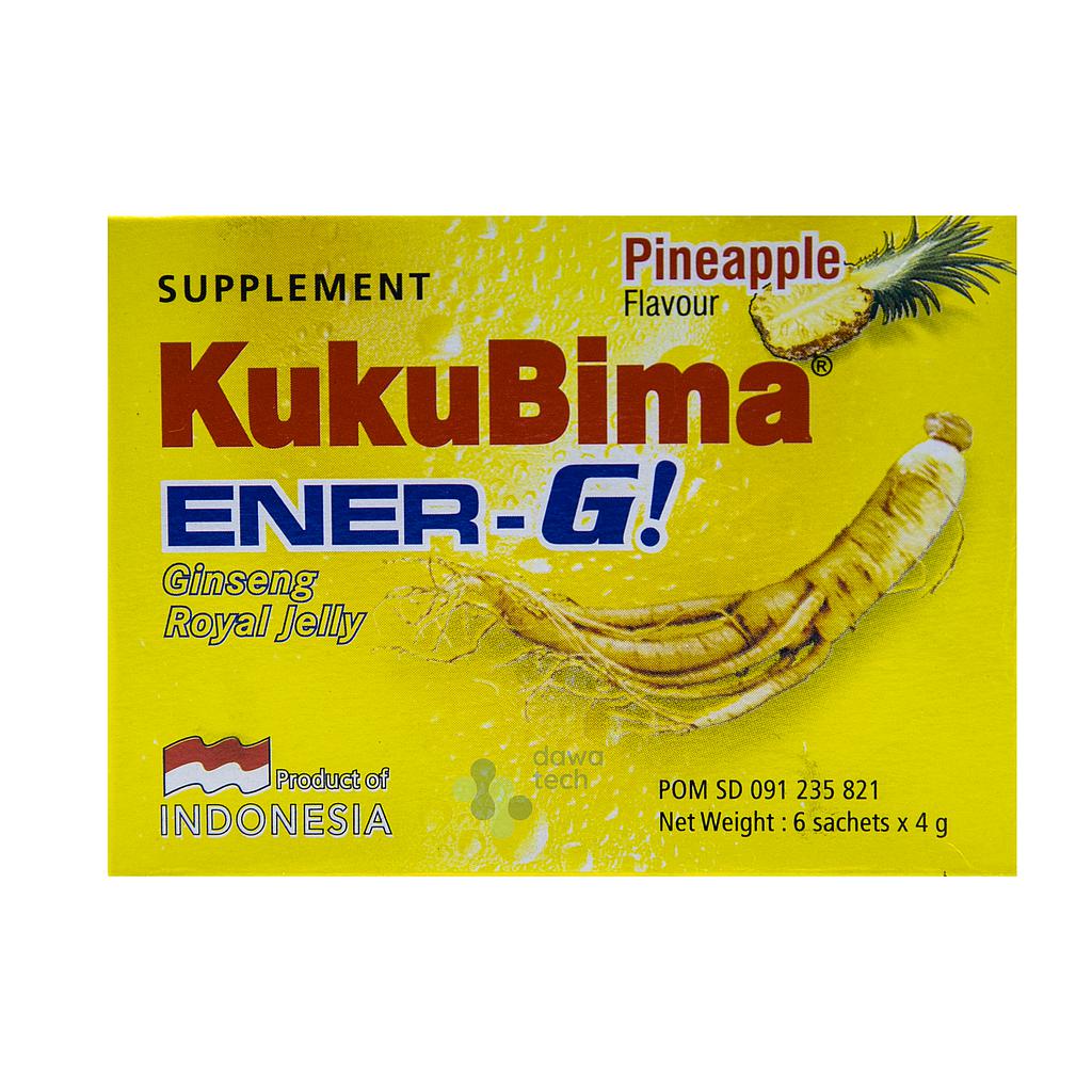 KUKUBIMA Energy PINEAPPLE 6SACH x4.5G