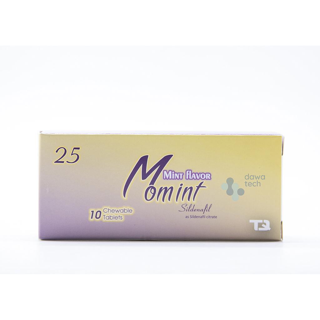 MOMINT 25MG 10 CHEWBLE TAB