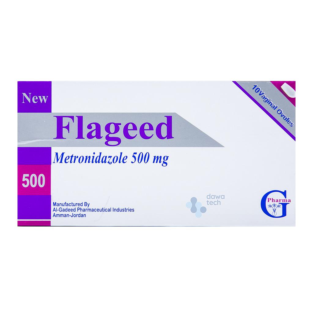 NEWFLAGEED 500MG 10 V.SUPP 