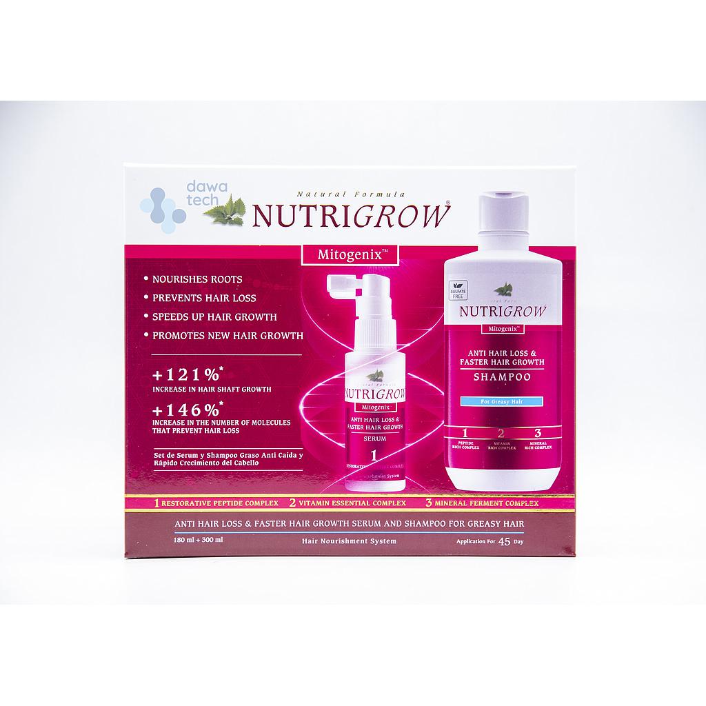 NUTRIGROW SERUM +SHAMPOO GREASY HAIR