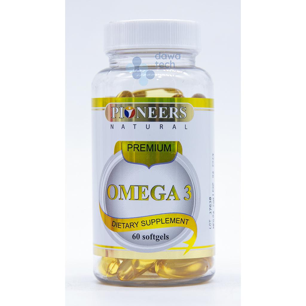 Pioneers Omega 3 1000 60 Cap