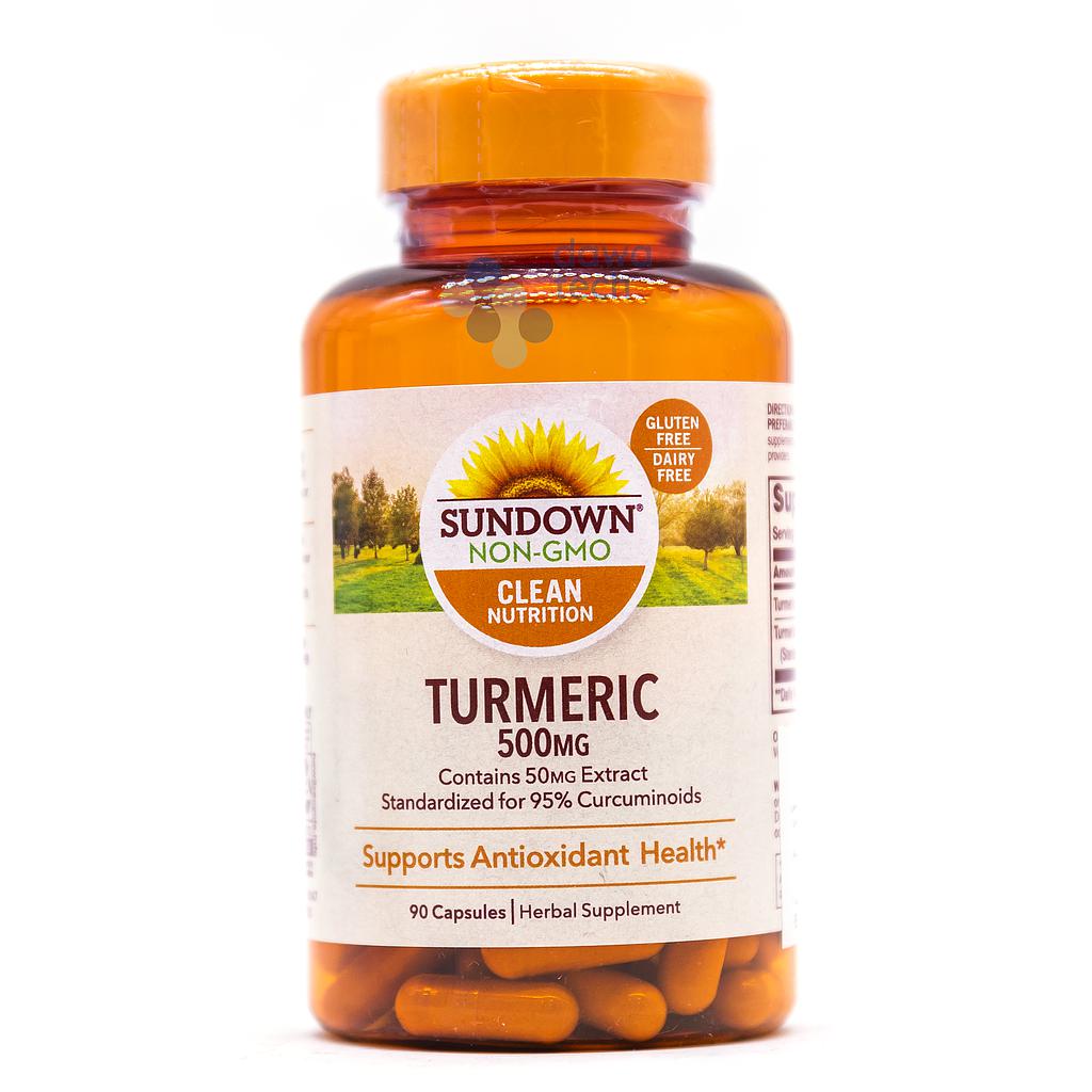 SUNDOWN TURMERIC 500MG SIZE 90