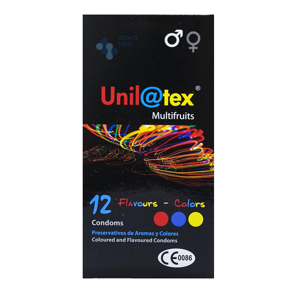 Unilatex Multifruits Colored 12 Condoms 467